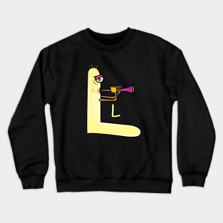 Funny Alphabet Lore Letter L Crewneck Sweatshirt